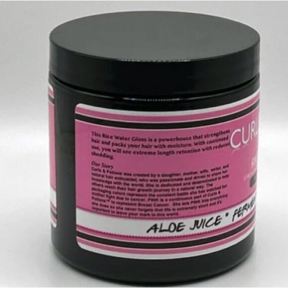 🎉 Curls & Potions BAMBOO & RICE WATER
GLOSS 8OZ.(240ml)💥 - Picture 2 of 4